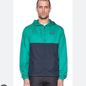 Patagonia Light & Variable Hoody in Navy Blue & Emerald